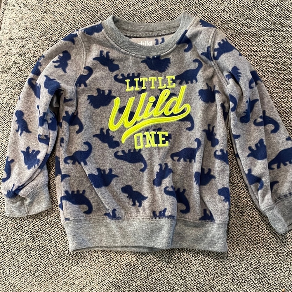 Kids fleece long sleeve shirt